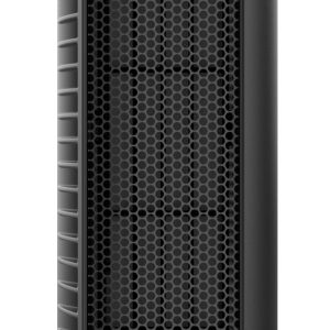 Lasko 1500W Ultra Slim Desktop Ceramic Tower Space Heater, CT14107, Black