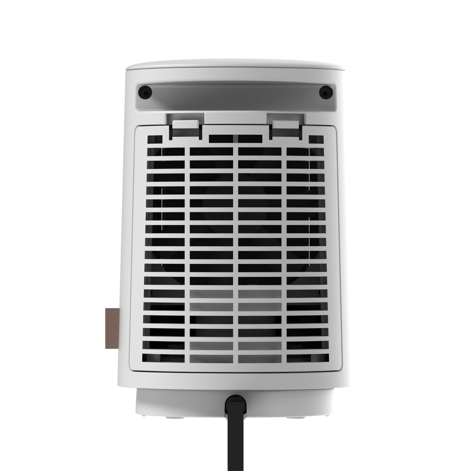 Lasko CD09475 9" Oscillating Personal Desktop Ceramic Space Heater with Tip-Over Switch: White - Image 9