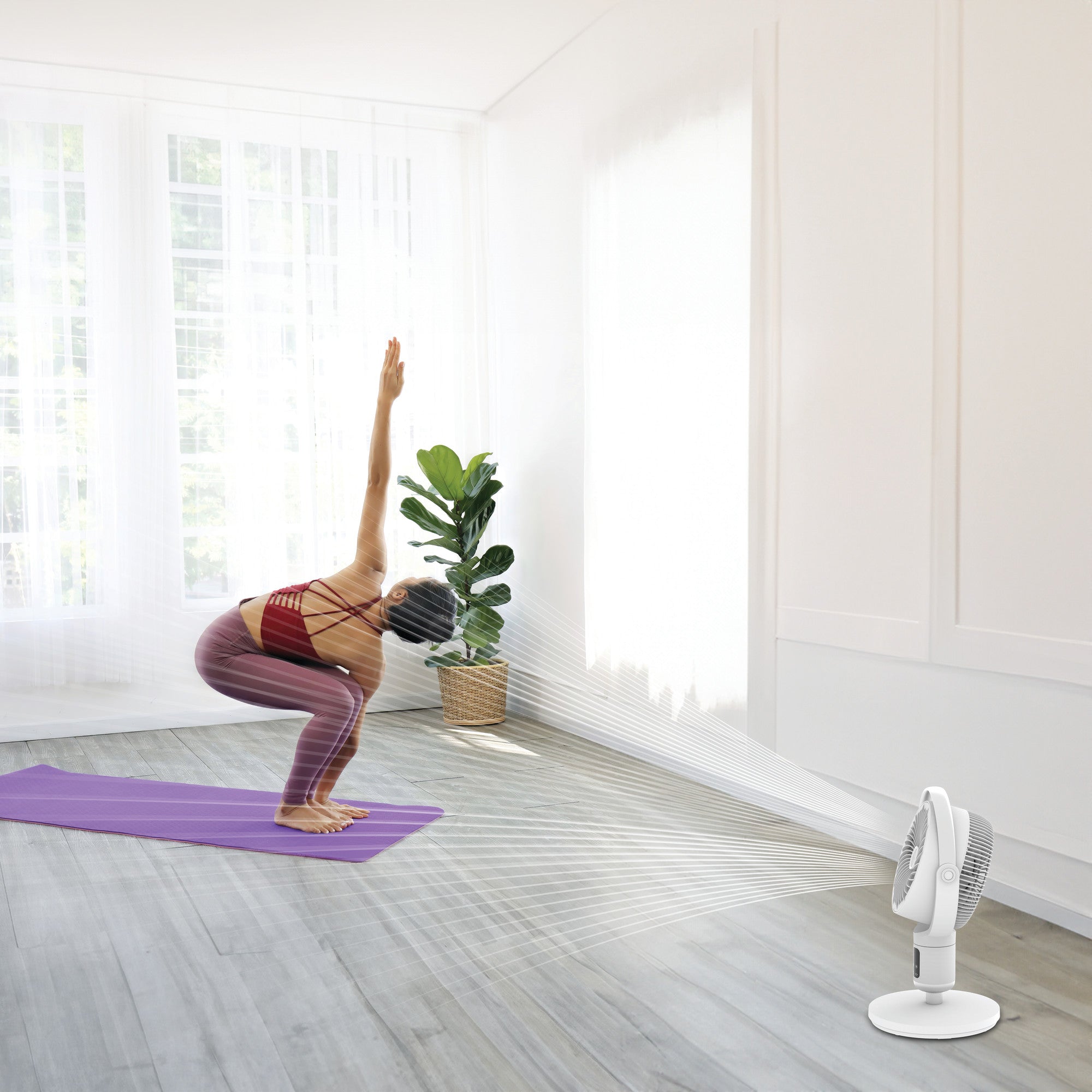 Lasko APDC301 Whirlwind Orbital Motion 24-Speed Pedestal Fan with Remote: White - Image 20