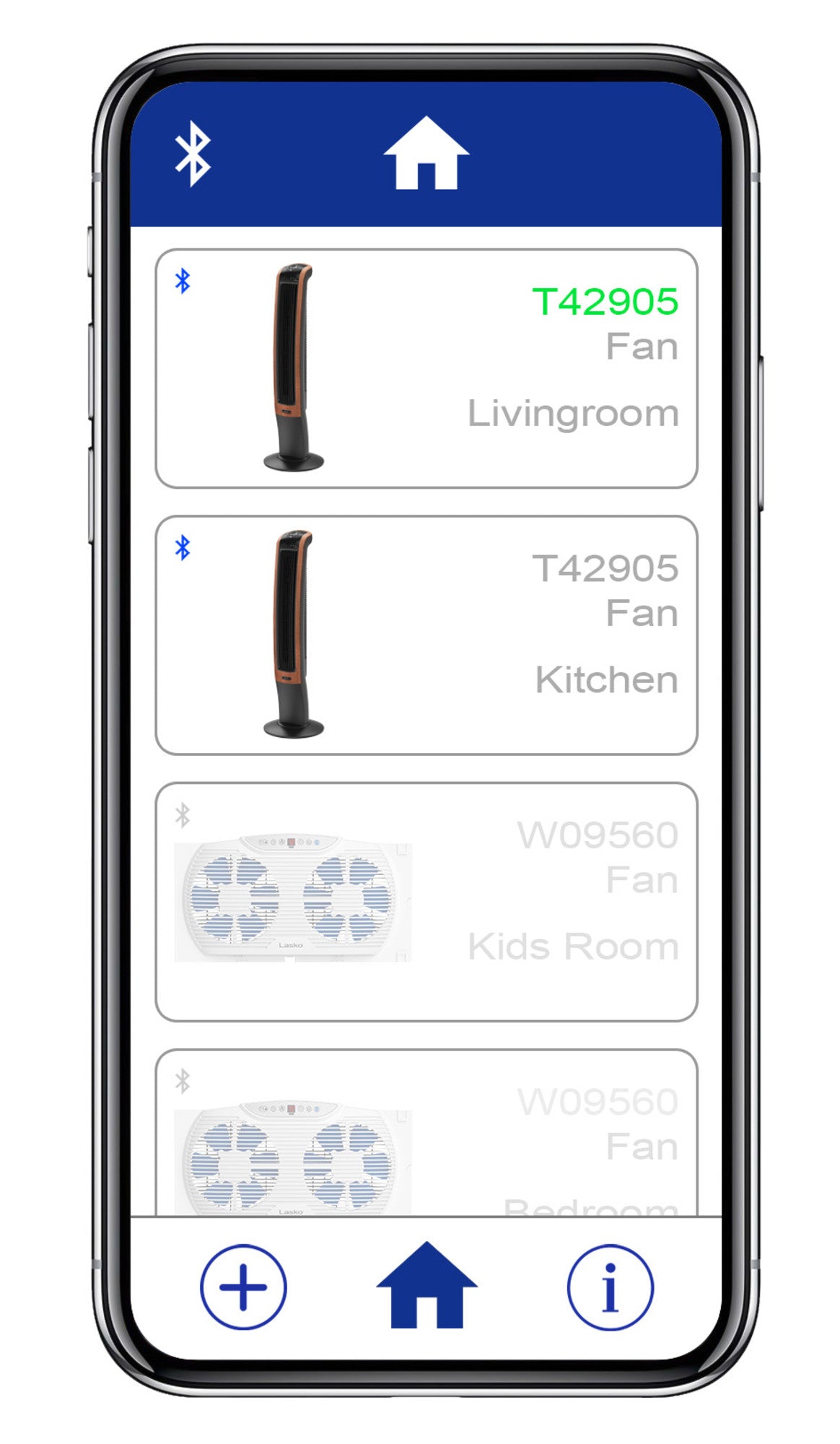 Lasko 42" Wind Curve 3-Speed Oscillating Tower Fan with Bluetooth® Technology, T42905, Woodgrain - Image 12