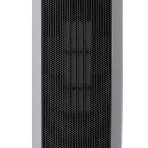 Lasko 1500W Oscillating Ceramic Tower Space Heater with Adjustable Thermostat, 2-Speeds, 5309, Silver