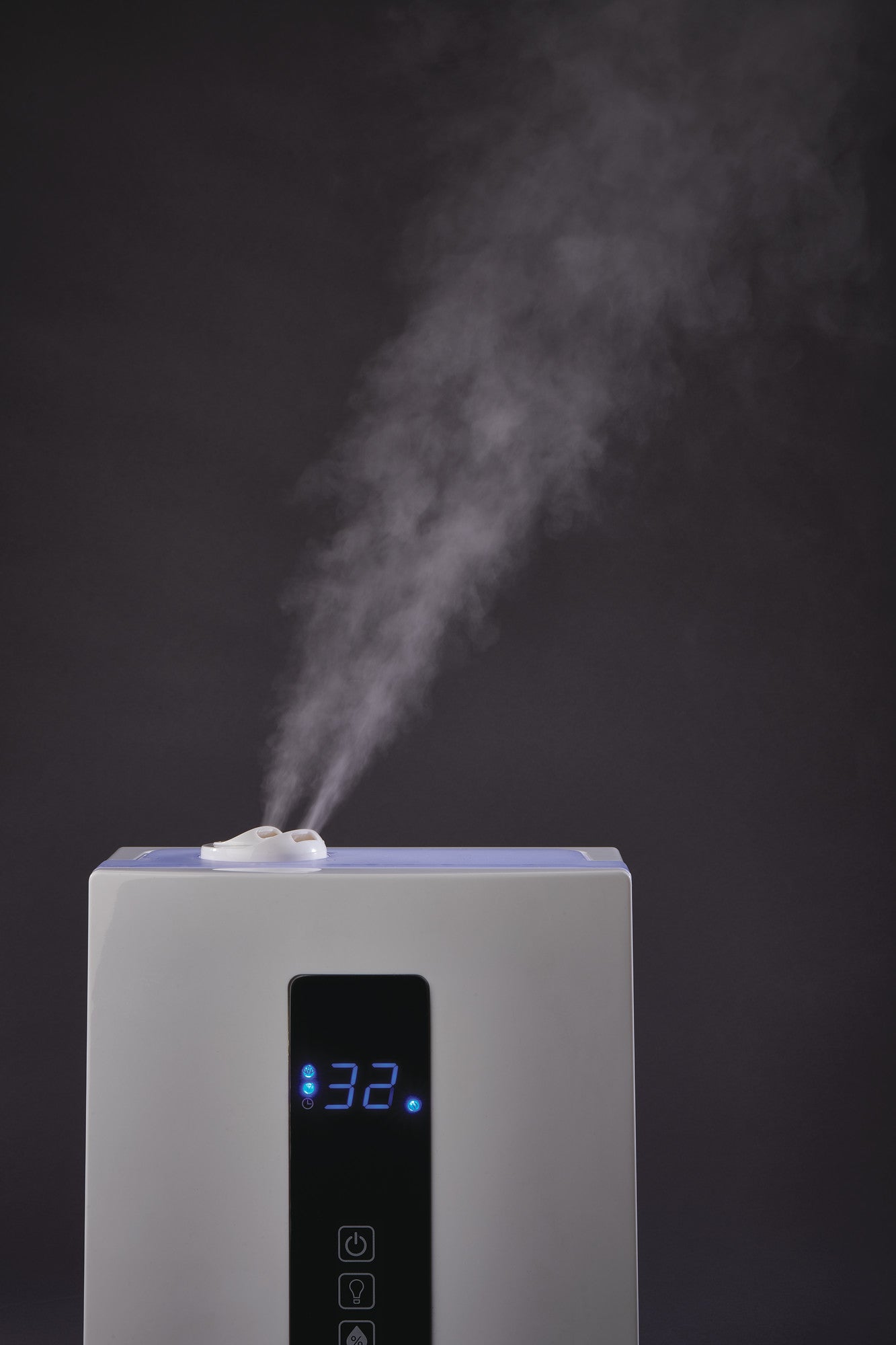 Lasko Quiet Ultrasonic Digital Warm and Cool Mist Humidifier, UH300, White - Image 6
