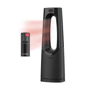 Lasko CW100 1500W Bladeless Tower Heater with Remote Control