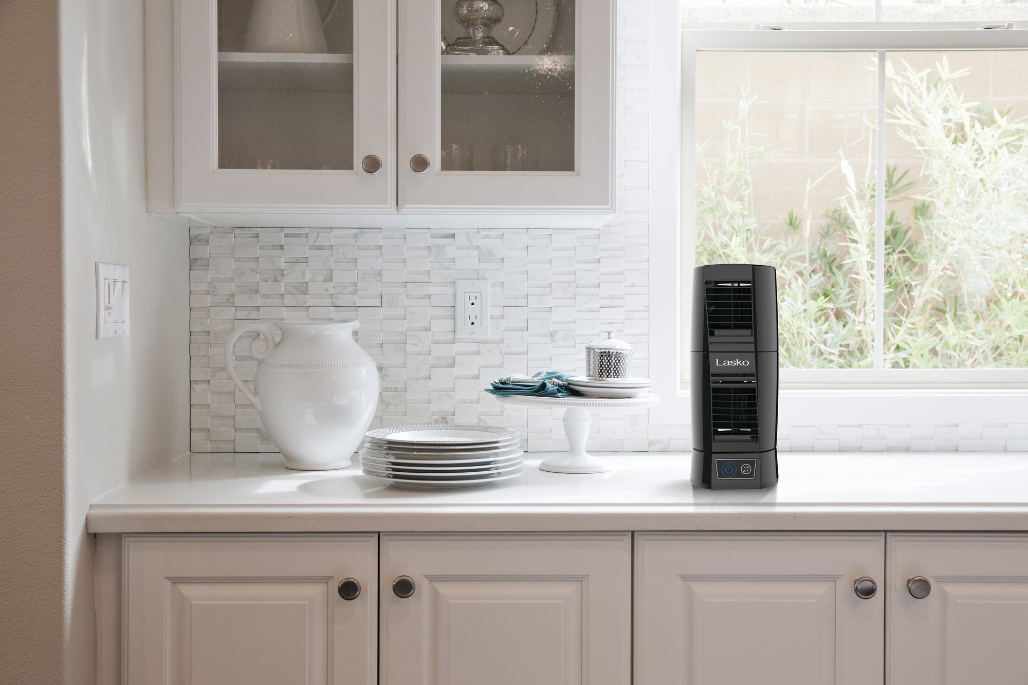 Lasko T13310 12" Desktop Wind Tower Oscillating Multi-Directional Table Fan - Image 11