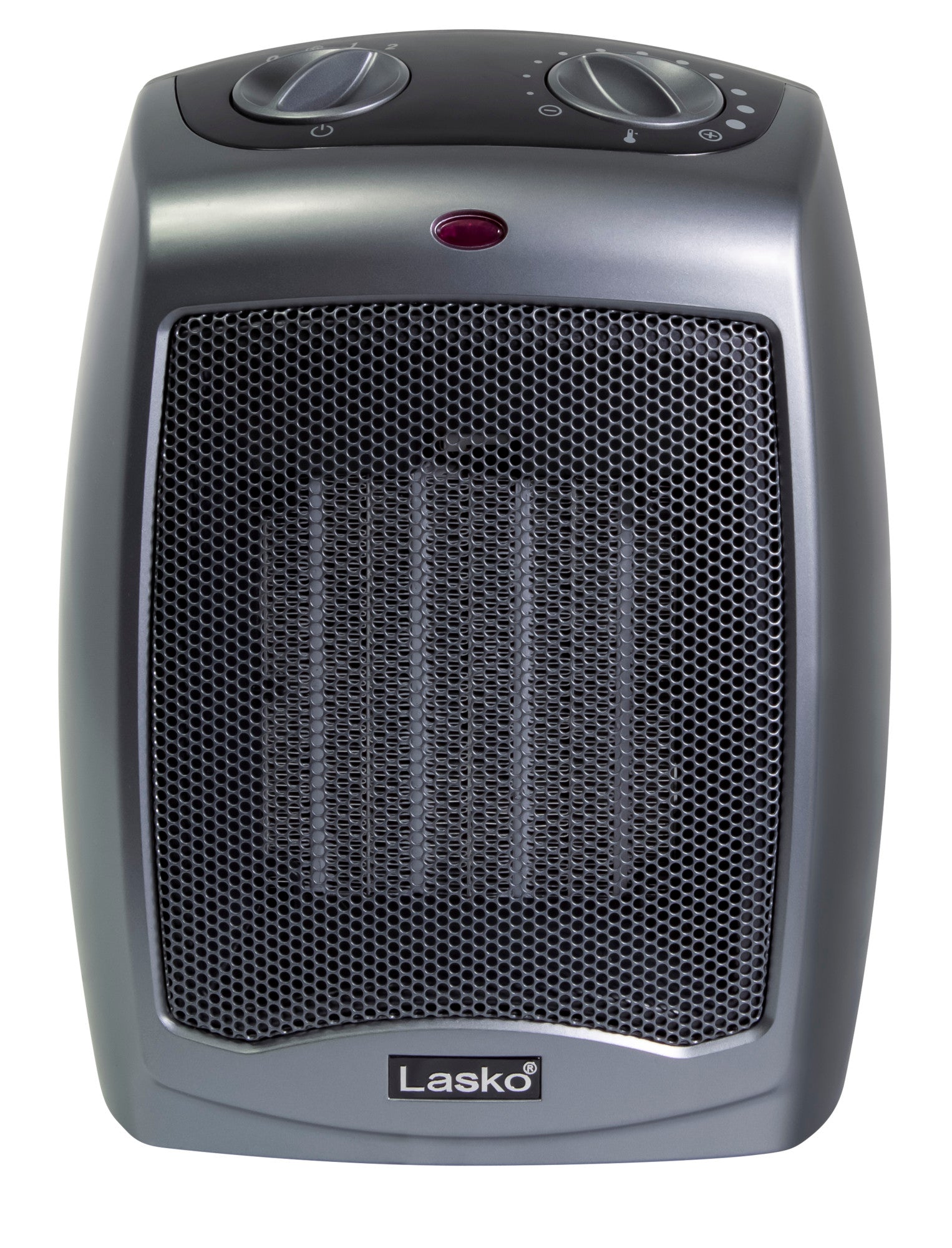 Lasko 1500W 2-Speed Ceramic Space Heater with Tip-Over Safety Switch, 754201, Gray - Image 8