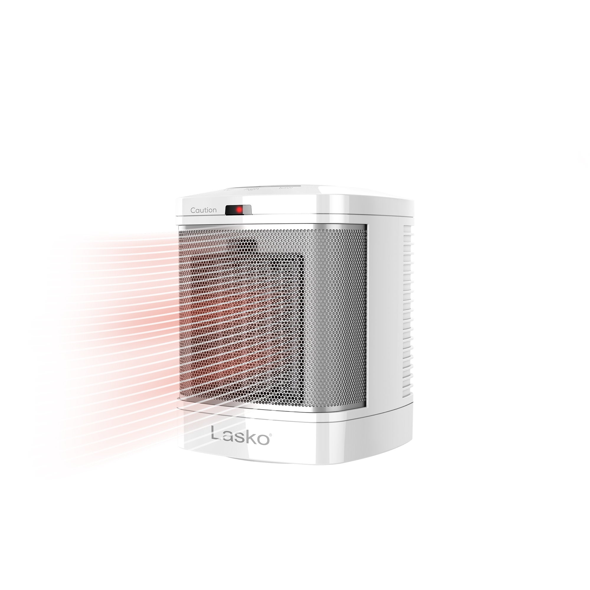 Lasko 1500W Bathroom Space Heater with ALCI Safety Plug and Timer, CD08200, White