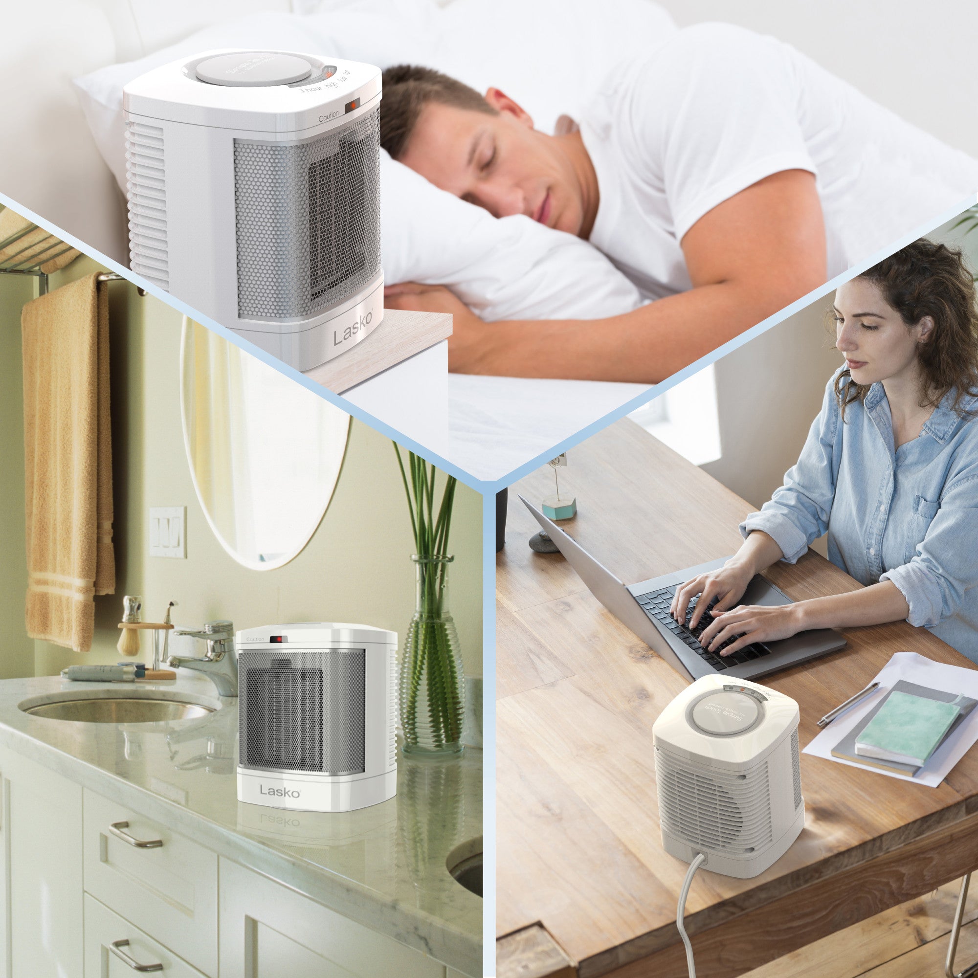 Ceramic Bathroom Space Heater with Fan - Image 7