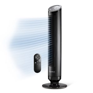 Lasko Summit Ascend OST100 36" Oscillating Tower Fan with Remote Control: Black
