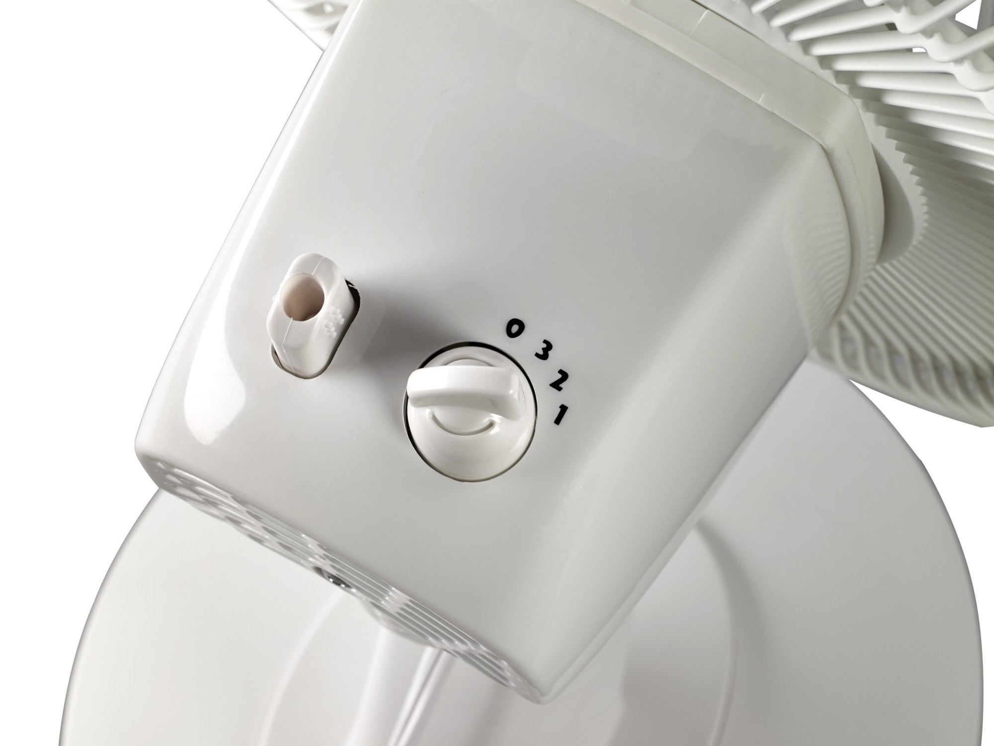 Lasko 12" 3-Speed Oscillating Table Fan with Tilt-Back, 2012, White - Image 4