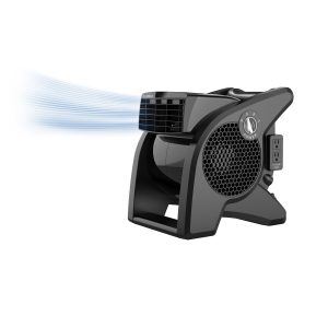 Lasko Pro Performance Pivoting High Velocity Utility Blower Fan with 3 Speeds, U15617, Black