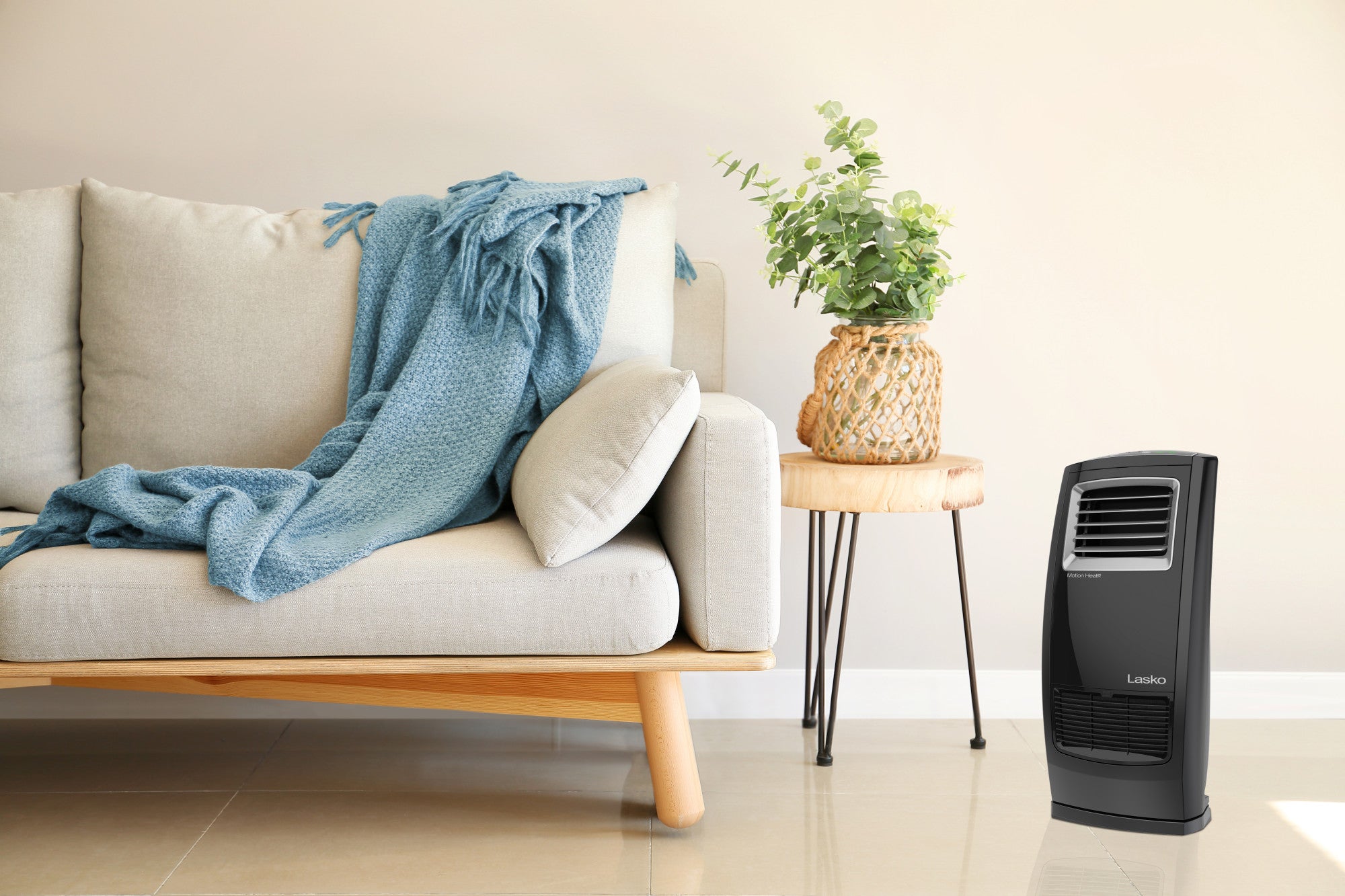 Lasko 1500W Motion Heat Whole Room Ceramic Space Heater with Remote, CC23161, Black - Image 13