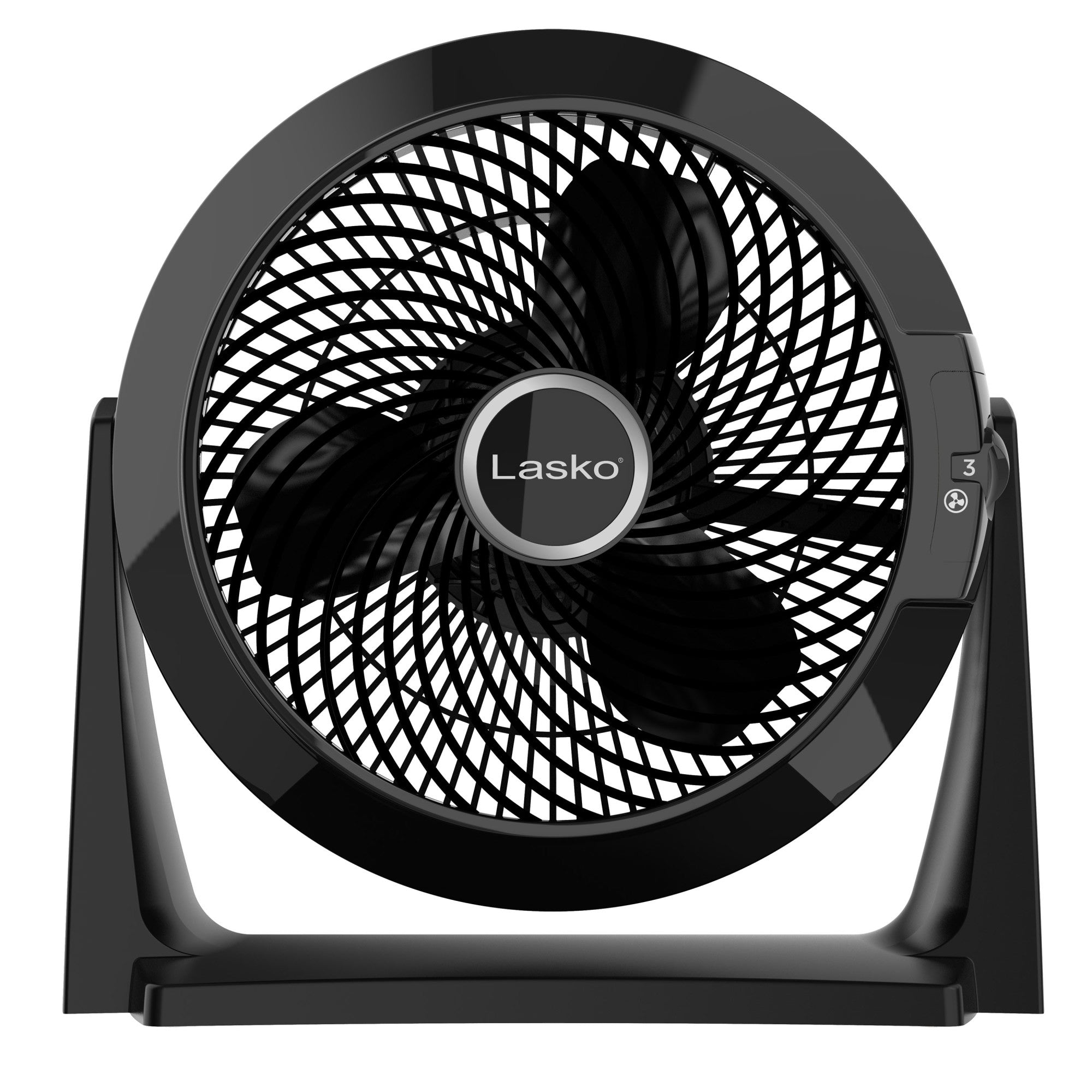 Lasko 10" Air Flexor 3- Speed High Velocity Floor Fan , 3635, Black - Image 3