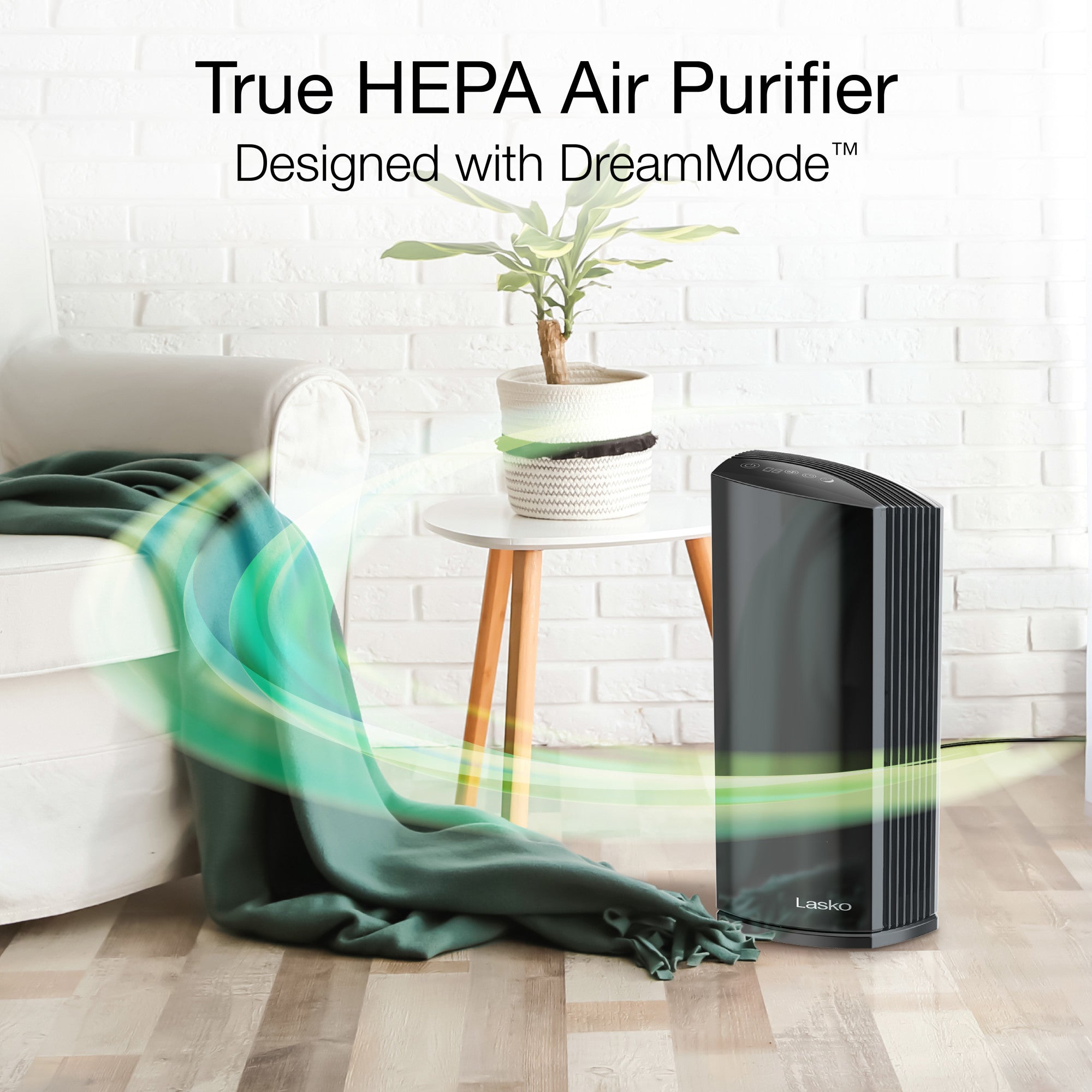 Lasko LP450 Premium Air Purifier with HEPA Filter and Odor Reduction and DreamMode - Image 2