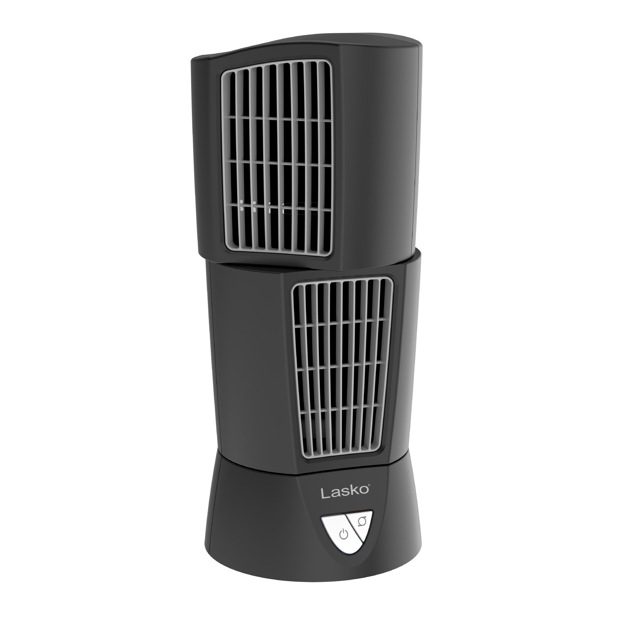 Lasko 14" Desktop Wind Tower 3-Speed Oscillating Table Fan, 4916, Black