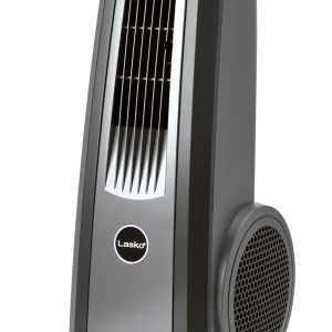 Lasko 30" Space-Saving Oscillating High Velocity Blower Tower Fan with 3-Powerhouse Speeds, 4924, Gray