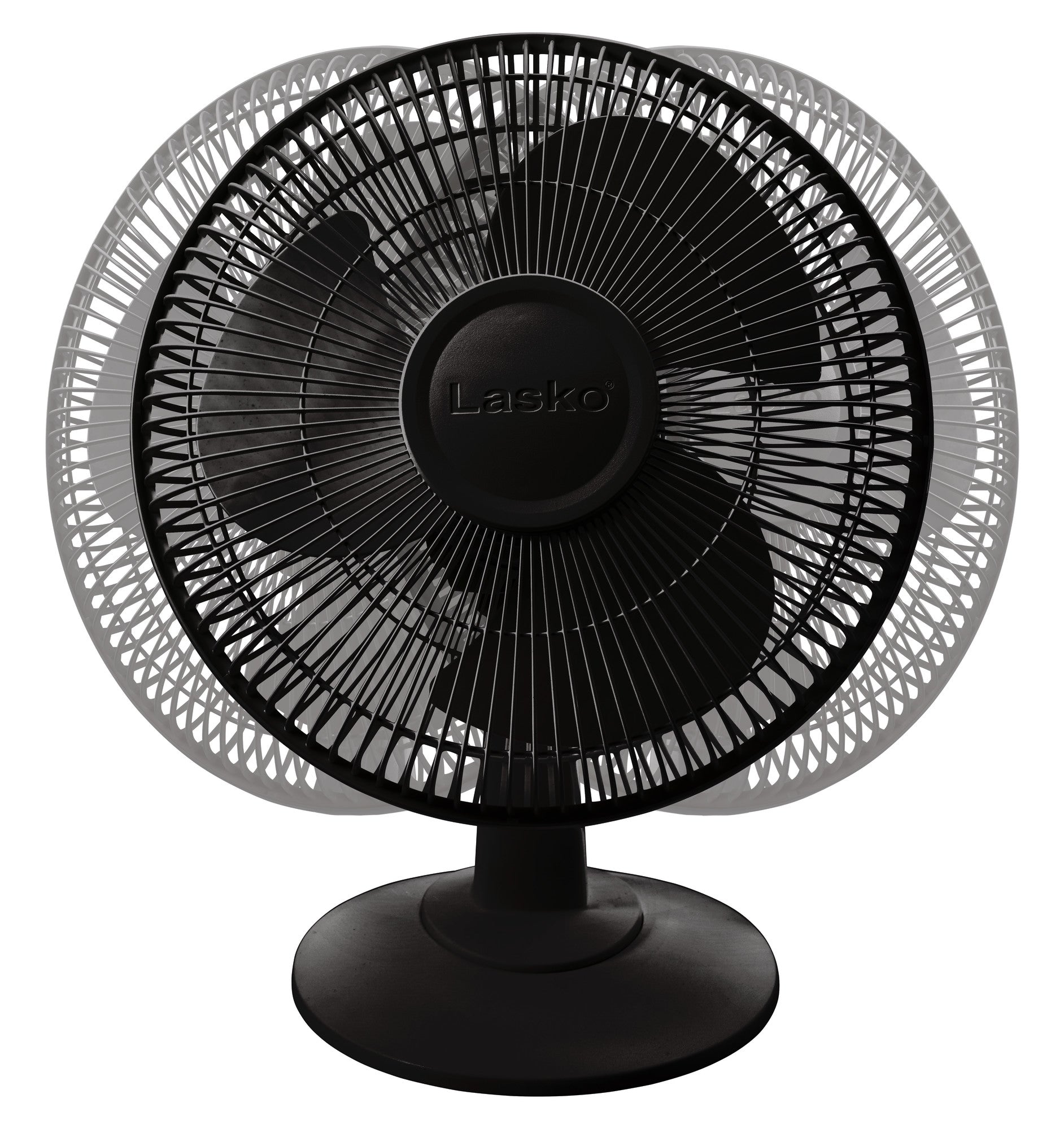 Lasko 12" 3-Speed Oscillating Table Fan with Tilt-back, 2017, Black - Image 7