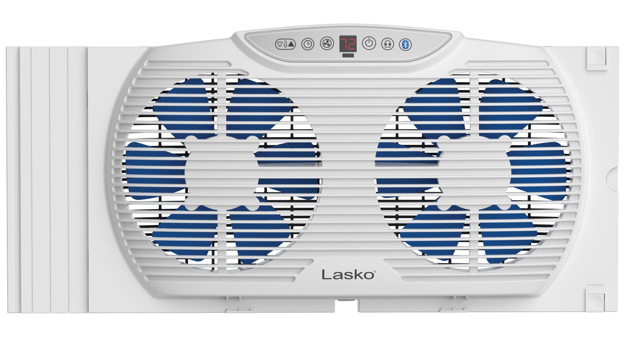 Lasko Electrically Reversible Twin Window Fan with Bluetooth® Technology, W09560, White - Image 8