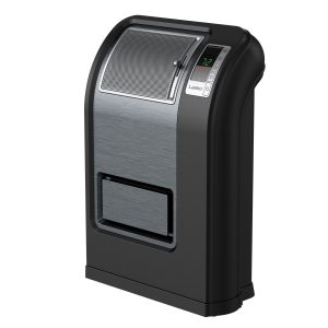 Lasko Cyclonic Ceramic Heater with Adjustable Thermostat, CC24849, Black