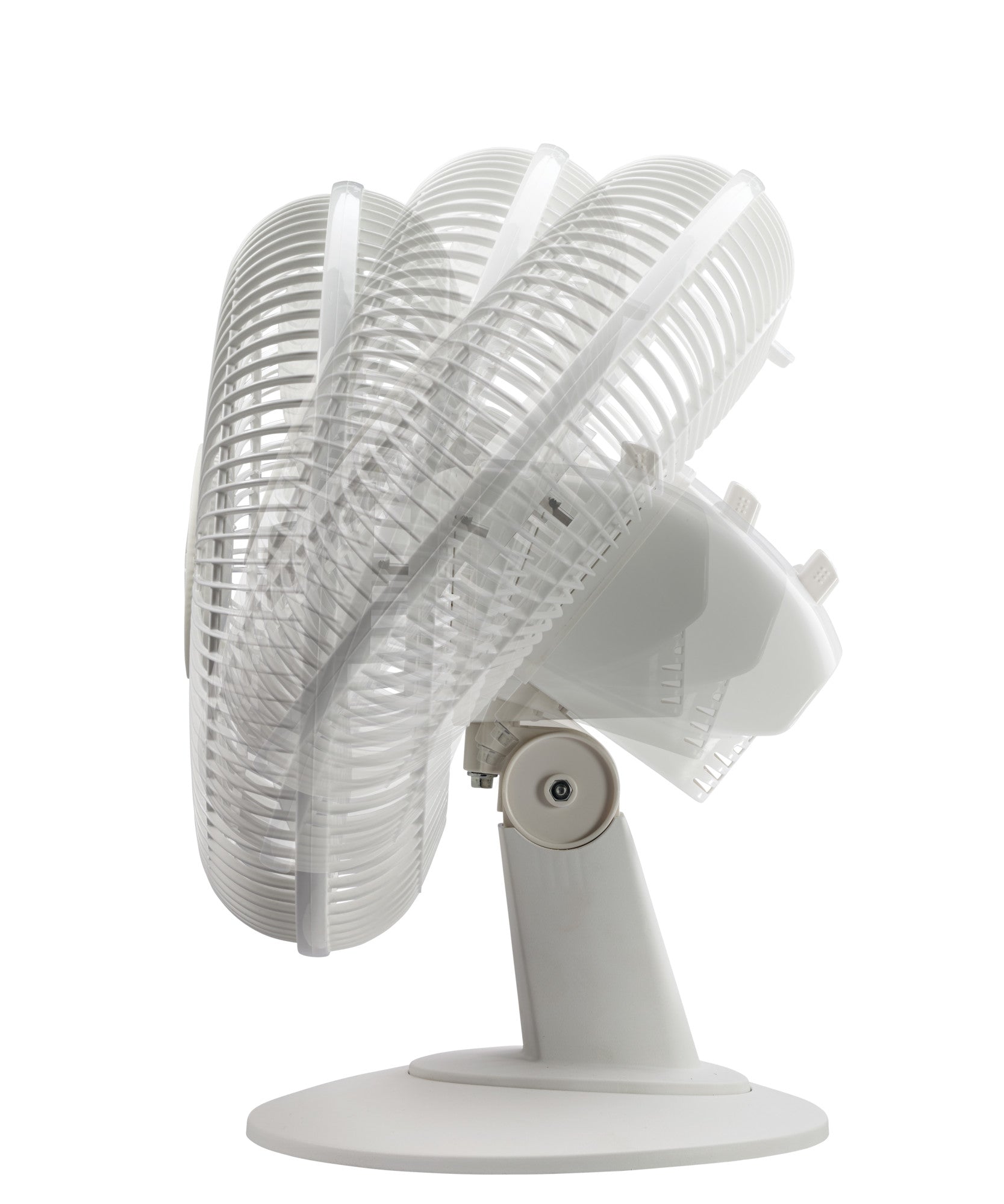 Lasko 12" 3-Speed Oscillating Table Fan with Tilt-Back, 2012, White - Image 5