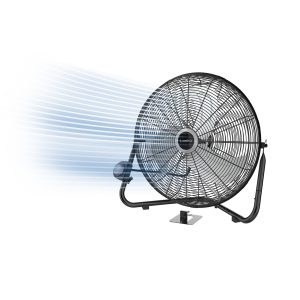 Lasko 20" Max Performance High Velocity Floor Fan with Wall Mount Option and 3 Speeds, 2264QM, Black