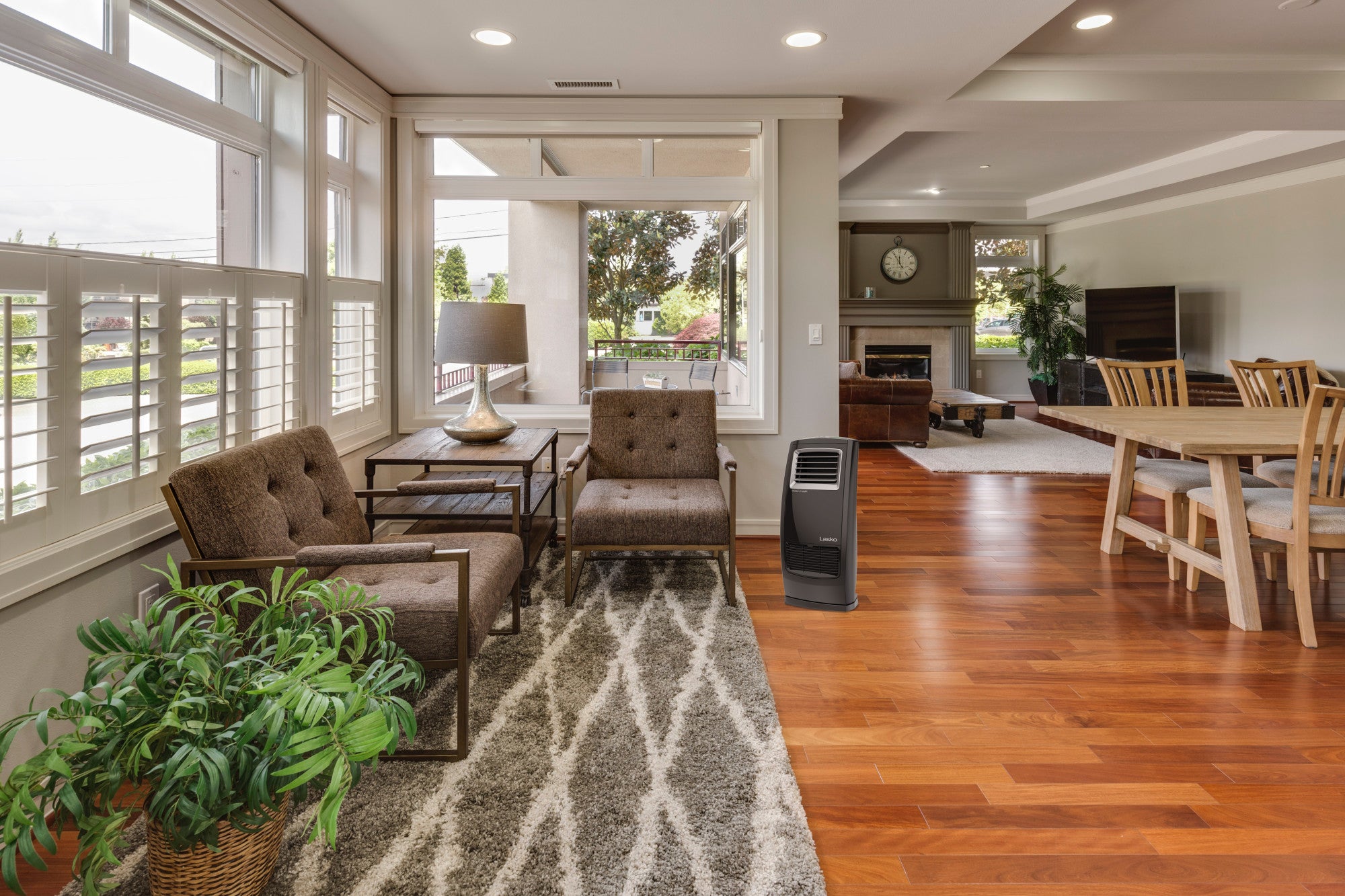 Lasko 1500W Motion Heat Whole Room Ceramic Space Heater with Remote, CC23161, Black - Image 14