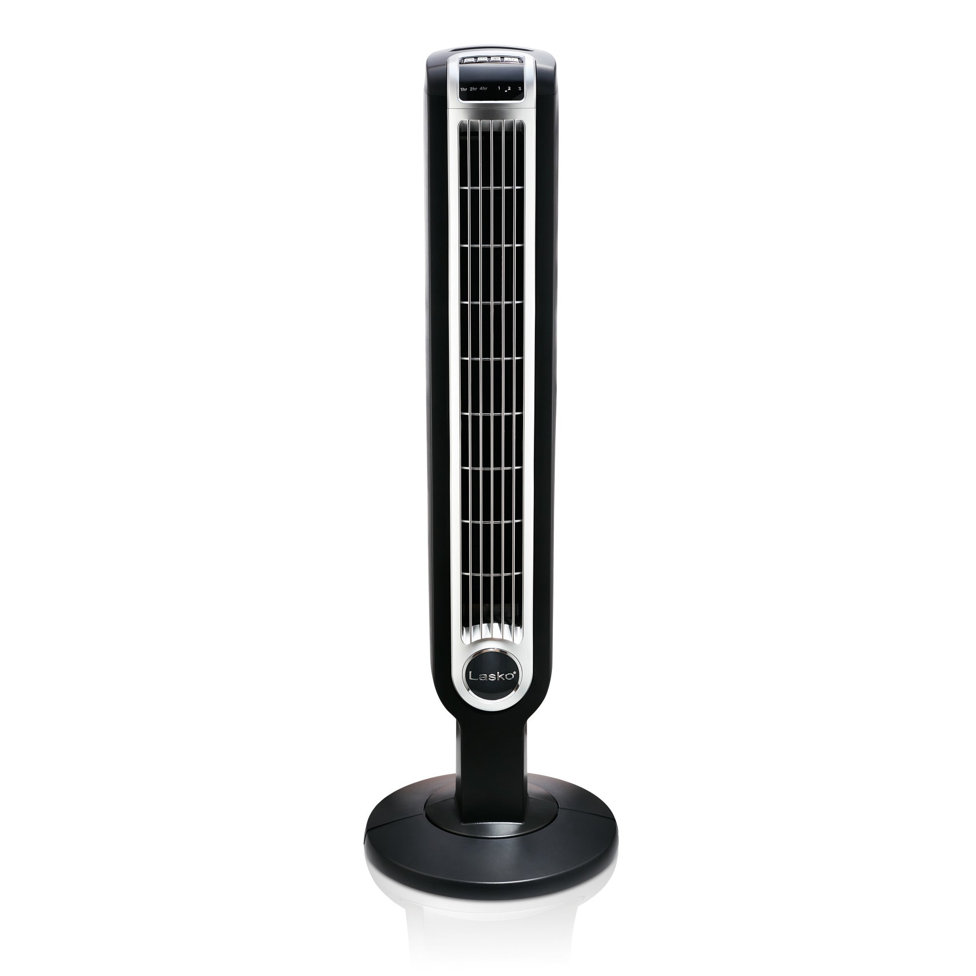 Lasko 36" 3-Speed Oscillating Tower Fan with Remote Control and Timer, 2511, Black - Image 7