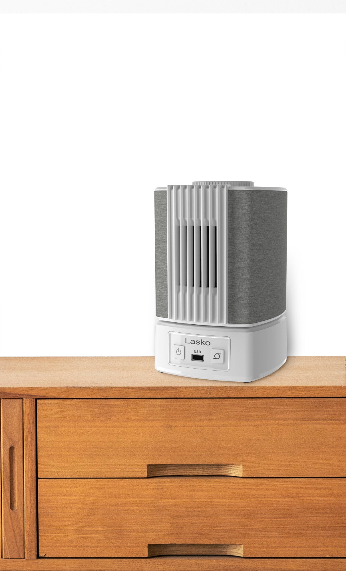 Lasko SlumberBreeze 2-in-1 Table Fan and White Noise Machine, SB101, White - Image 15