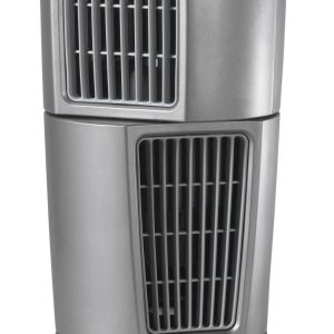 Lasko 14" Platinum Desktop Wind Tower 3-Speed Oscillating Table Fan, 4910, Gray