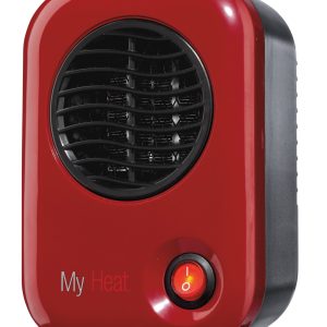 Lasko 100 MyHeat Personal 200W Table Top Space Heater: Red