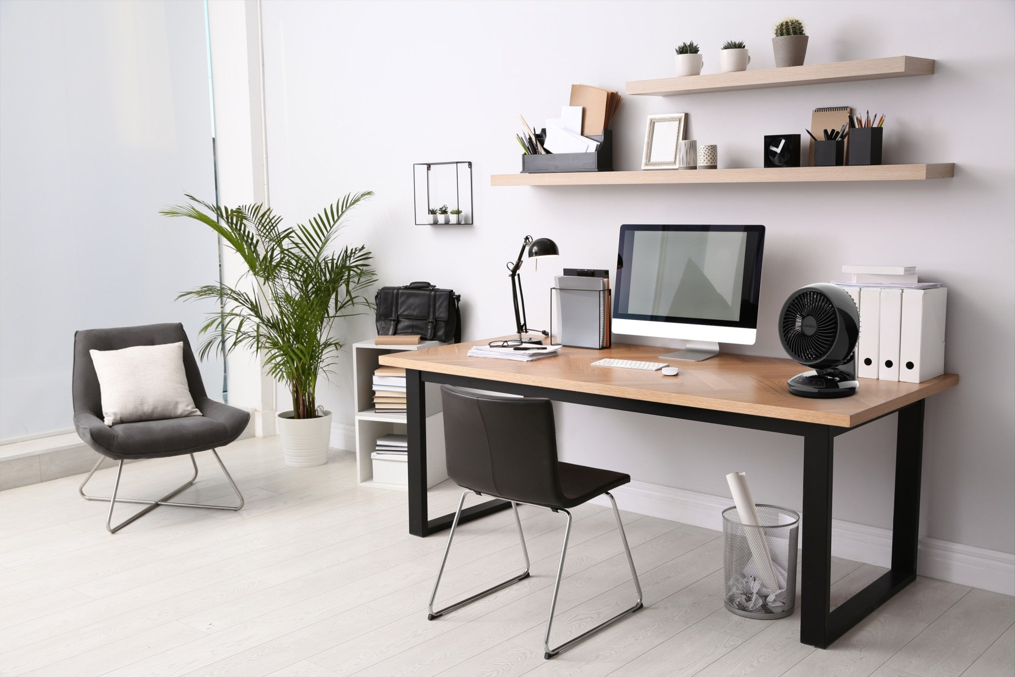 Lasko A12558 Whirlwind 7" Orbital Motion 3-Speed Air Circulator Fan: black - Image 12