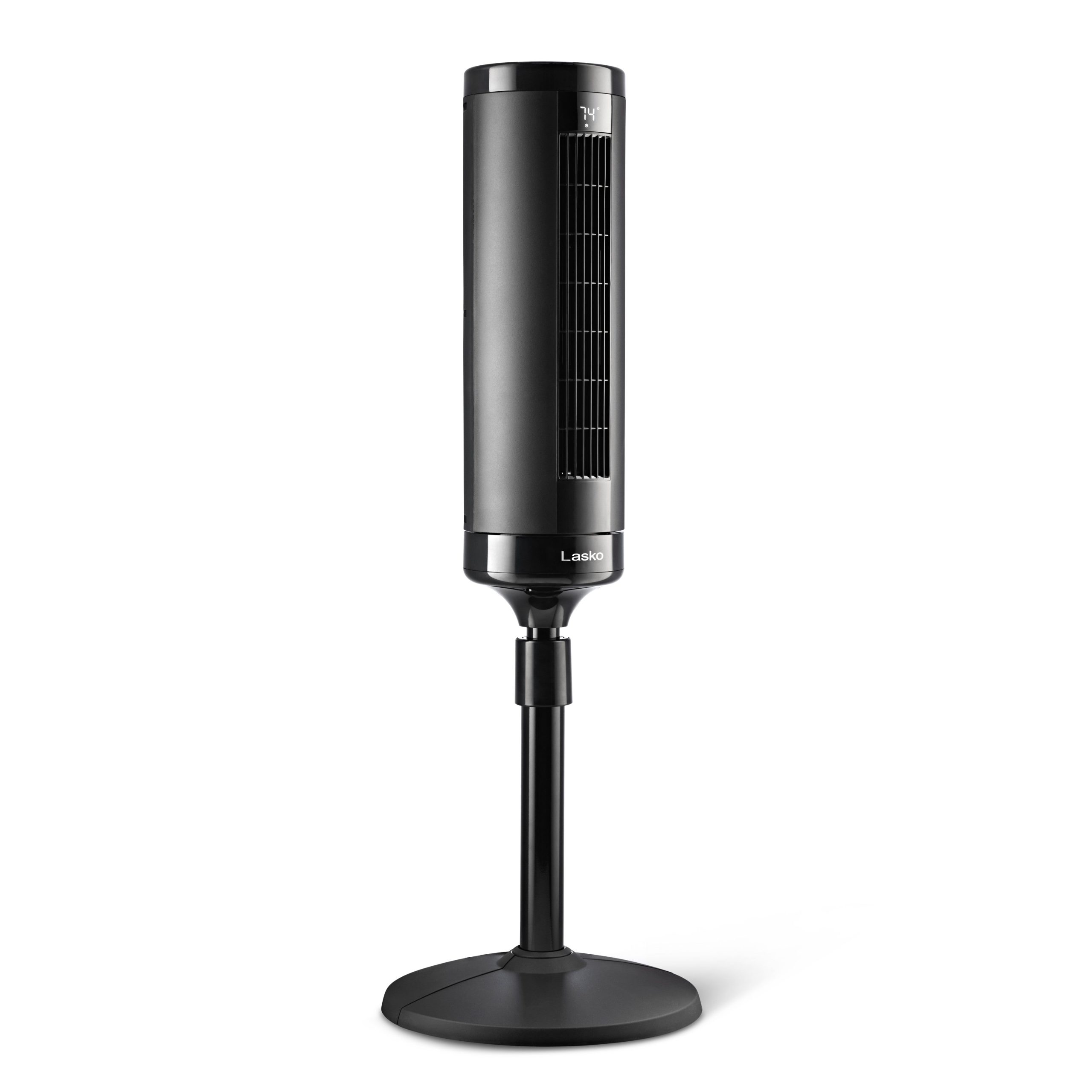 Lasko Summit Elevation EST100 54" Oscillating Pedestal Tower Fan with Remote Control: Black - Image 14