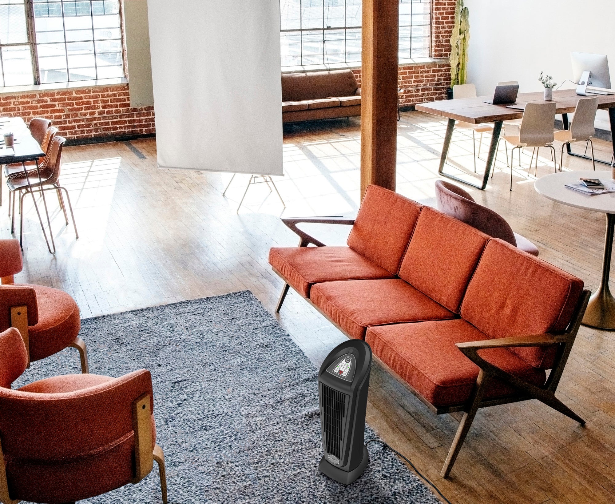 Lasko 1500W Oscillating Ceramic Tower Heater with Remote Control, 751321, Black - Image 15