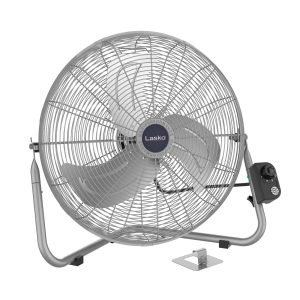 Lasko 20" Max Performance Pivoting High Velocity Floor Fan with Wall Mount Option, 2265QM, Silver