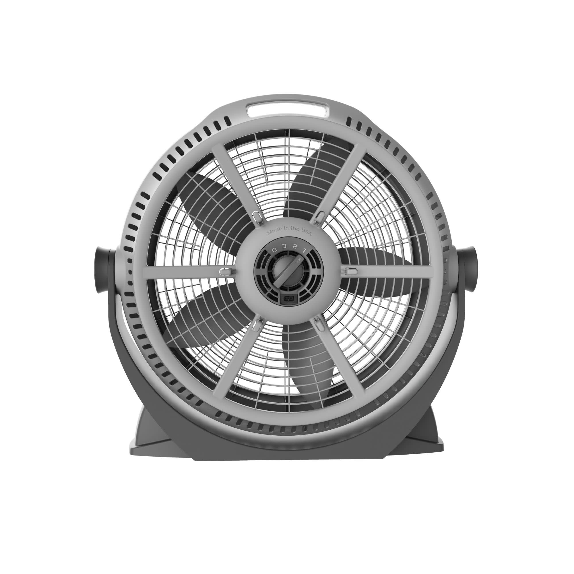 Lasko A20304 Wind Machine® 20" Air Circulator Fan with 320° Adjustable Tilt, Gray - Image 4
