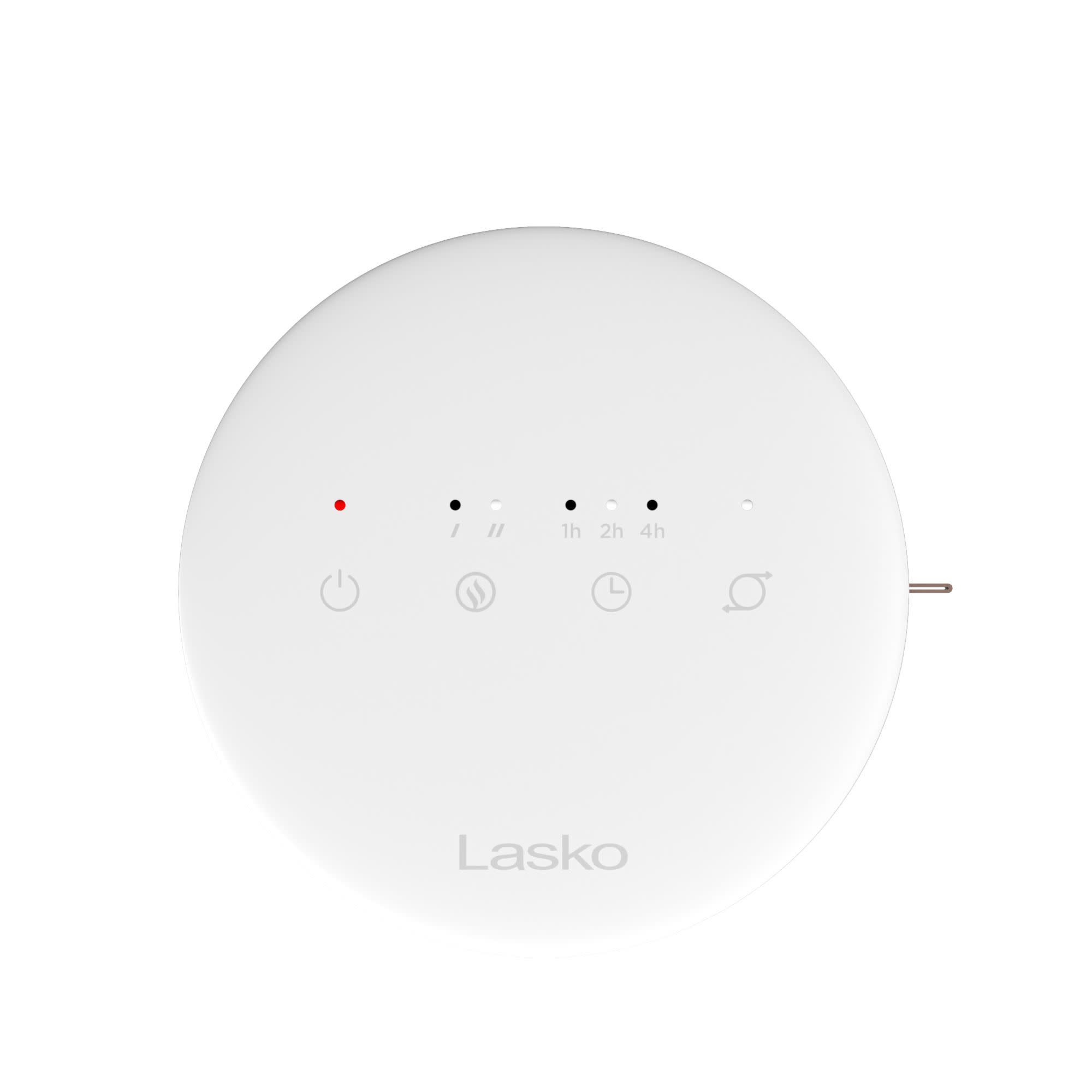 Lasko CD09475 9" Oscillating Personal Desktop Ceramic Space Heater with Tip-Over Switch: White - Image 8