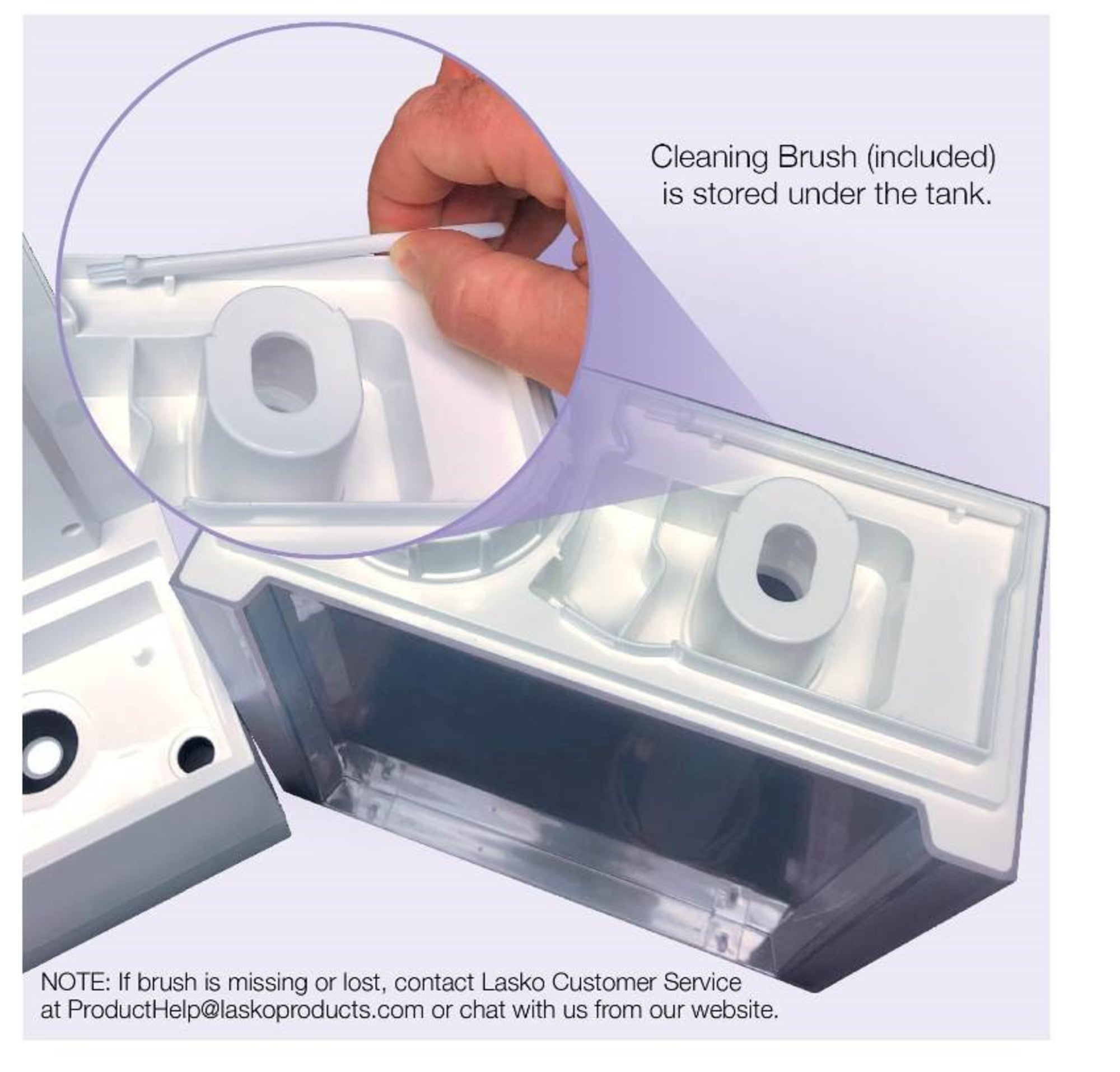 Lasko Quiet Ultrasonic Digital Warm and Cool Mist Humidifier, UH300, White - Image 7