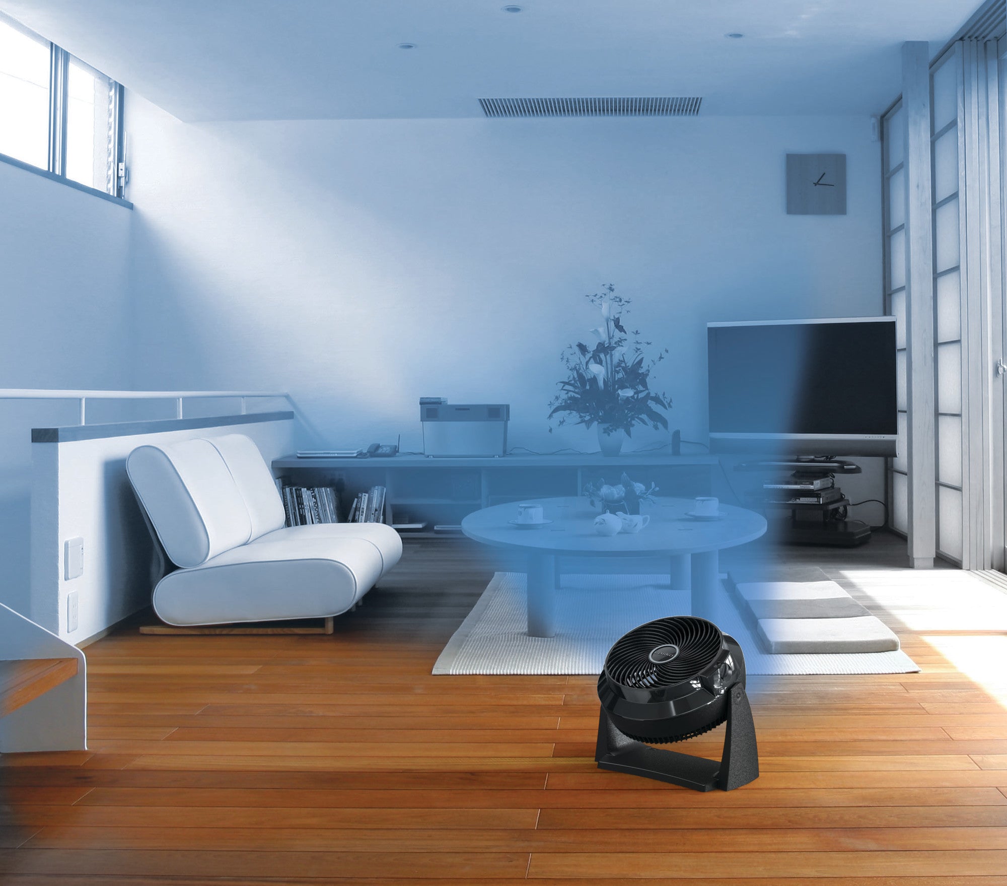 Lasko 10" Air Flexor 3- Speed High Velocity Floor Fan , 3635, Black - Image 9