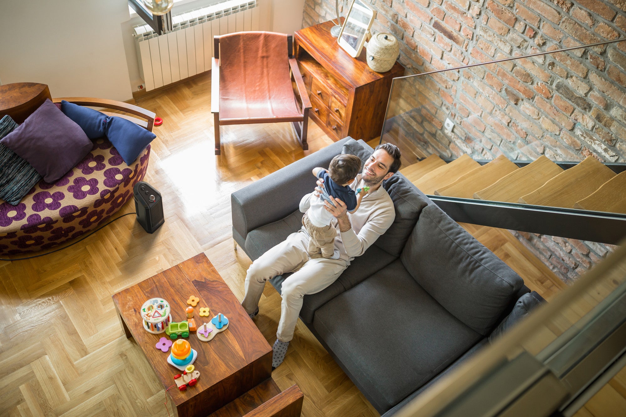 Lasko 1500W Electric Oscillating Ceramic Tower Space Heater, CT16451, Gray - Image 10