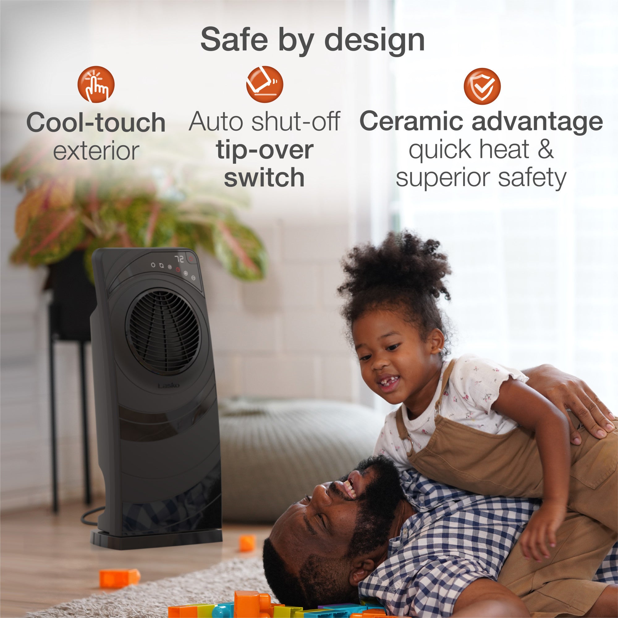 Lasko Elite Collection Revolution Ceramic Space Heater with Remote, CC23630, Black - Image 5