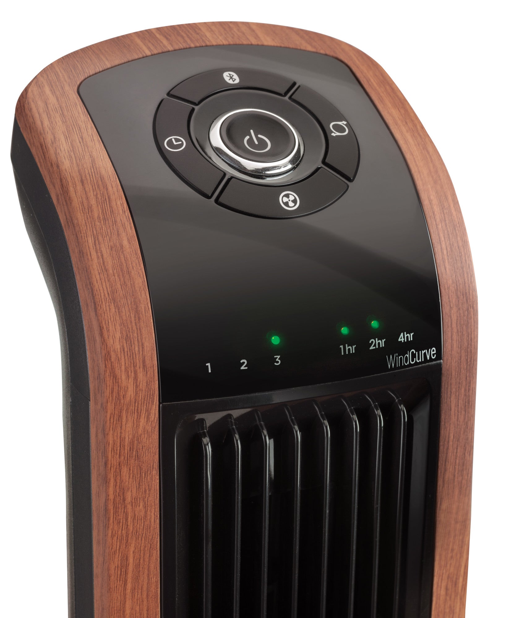 Lasko 42" Wind Curve 3-Speed Oscillating Tower Fan with Bluetooth® Technology, T42905, Woodgrain - Image 9