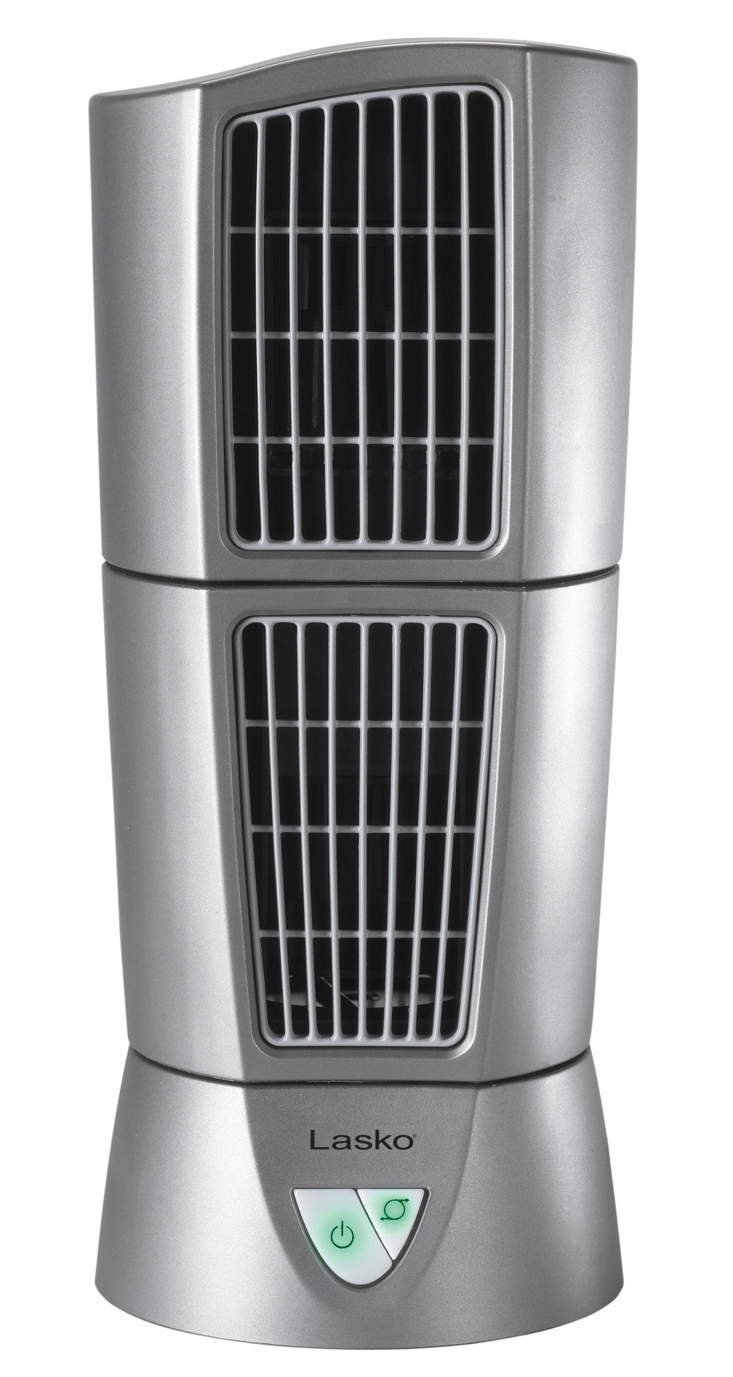 Lasko 14" Platinum Desktop Wind Tower 3-Speed Oscillating Table Fan, 4910, Gray - Image 3