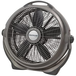 Lasko 20" Wind Machine Air Circulator Floor Fan with 3 Speeds, A20303, Gray